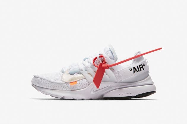 nike off white retail price